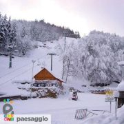 Sciovia con la neve